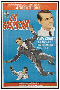 Suspicion 1941 - Hitchcock - Argentina - Classic Movie Poster