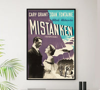 Suspicion 1941 - Hitchcock - Denmark - Classic Movie Poster