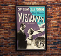 Suspicion 1941 - Hitchcock - Denmark - Classic Movie Poster