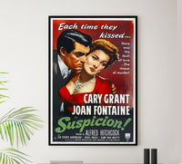 Suspicion 1941 - Hitchcock - US (2) - Classic Movie Poster