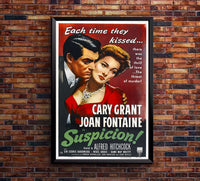 Suspicion 1941 - Hitchcock - US (2) - Classic Movie Poster