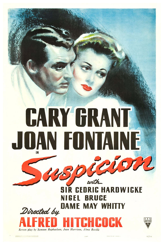 Suspicion 1941 - Hitchcock - US - Classic Movie Poster