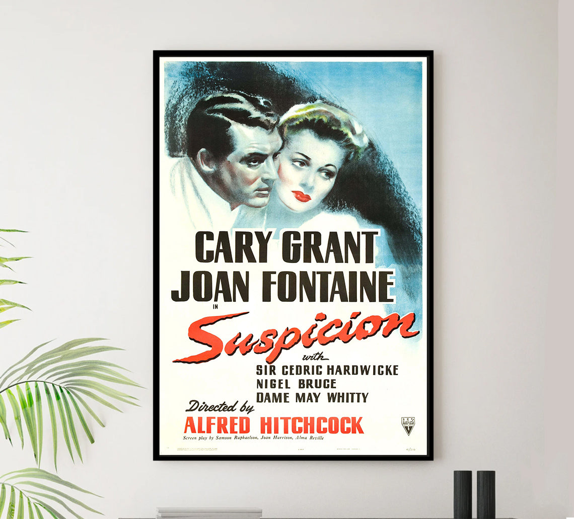 Suspicion 1941 - Hitchcock - US - Classic Movie Poster