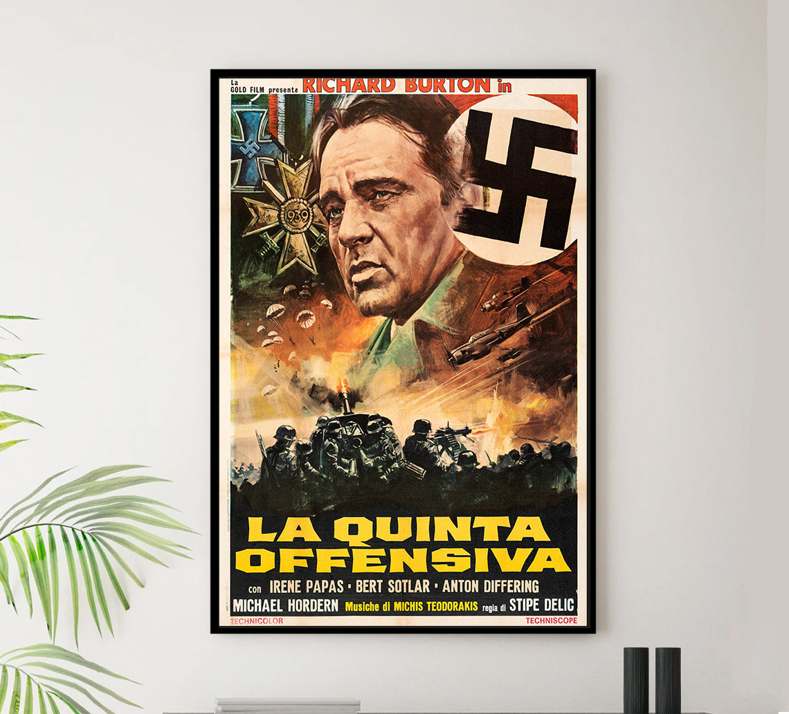 Sutjeska 1973 - Richard Burton - Italy - Classic Movie Poster
