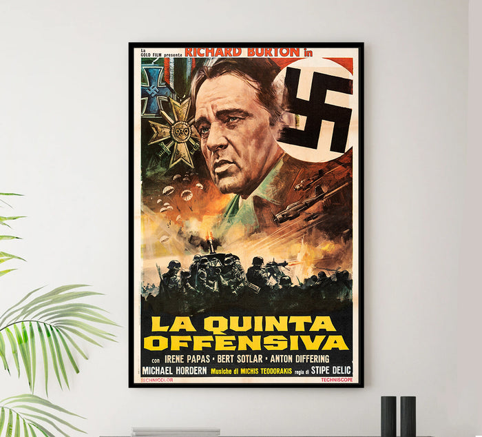 Sutjeska 1973 - Richard Burton - Italy - Classic Movie Poster