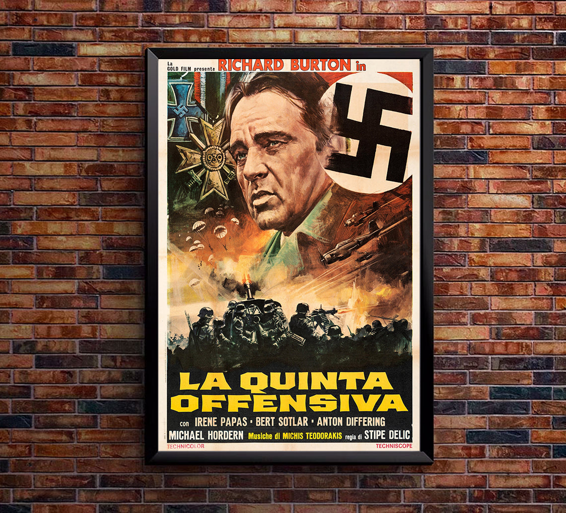 Sutjeska 1973 - Richard Burton - Italy - Classic Movie Poster