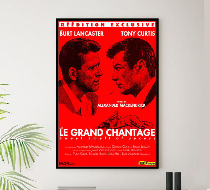Sweet Smell of Success 1957 - Burt Lancaster - France - Classic Movie Poster