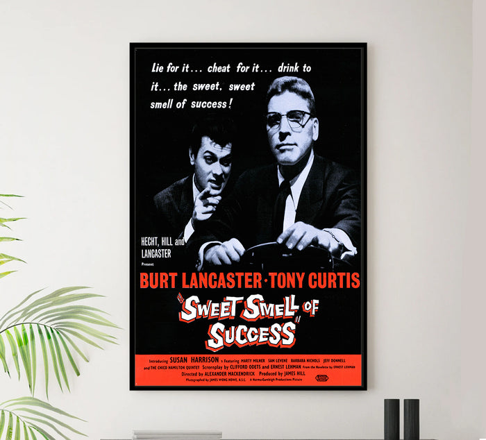 Sweet Smell of Success 1957 - Burt Lancaster - US (2) - Classic Movie Poster