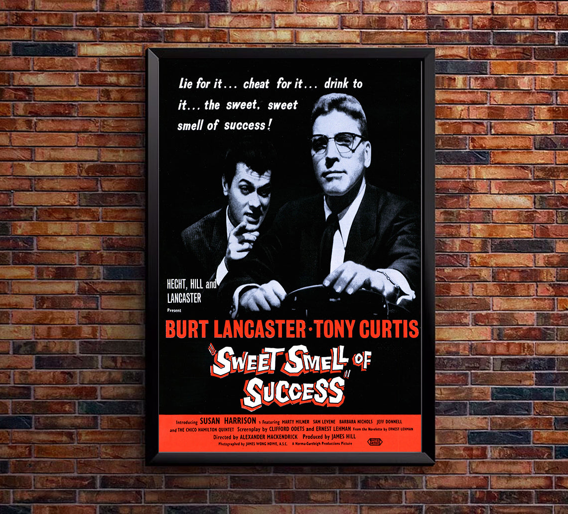 Sweet Smell of Success 1957 - Burt Lancaster - US (2) - Classic Movie Poster