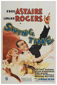 Swing Time 1936 - Fred Astaire - US (3) - Classic Movie Poster
