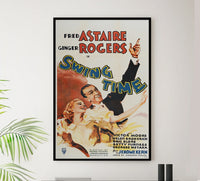 Swing Time 1936 - Fred Astaire - US (3) - Classic Movie Poster