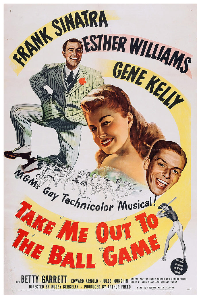 Take Me Out to the Ball Game 1949 - Esther Williams - US - Classic Movie Poster