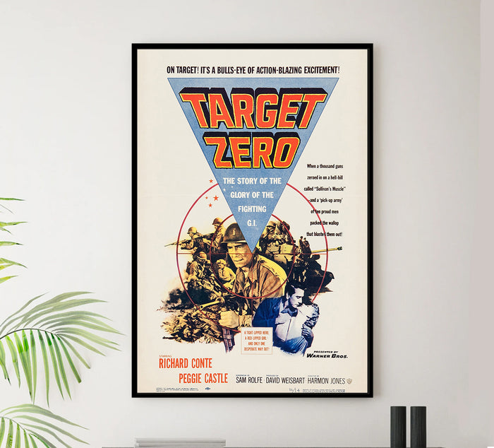 Target Zero 1955 - Charles Bronson - US - Classic Movie Poster