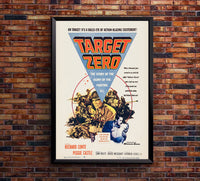 Target Zero 1955 - Charles Bronson - US - Classic Movie Poster