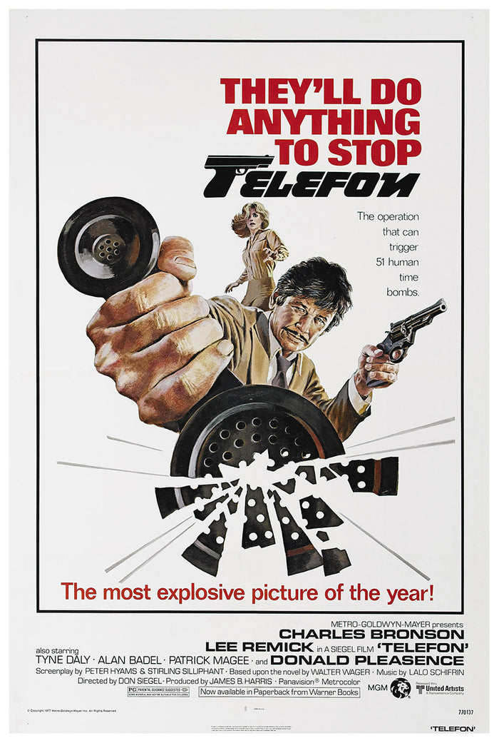 Telefon 1977 - Charles Bronson - US - Classic Movie Poster