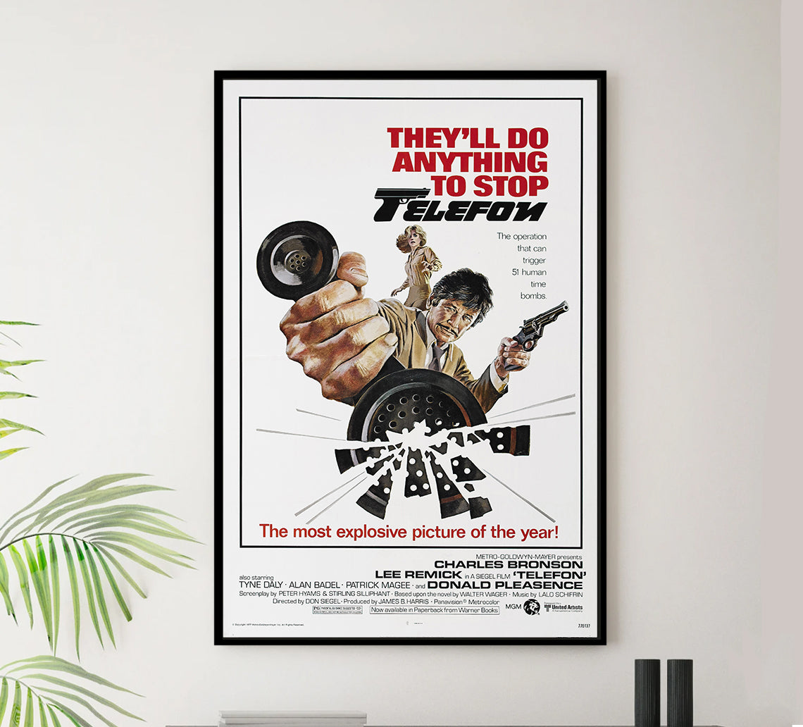 Telefon 1977 - Charles Bronson - US - Classic Movie Poster