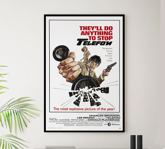 Telefon 1977 - Charles Bronson - US - Classic Movie Poster