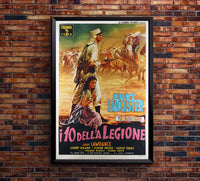 Ten Tall Men 1951 - Burt Lancaster - Italy (2) - Classic Movie Poster