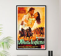 Ten Tall Men 1951 - Burt Lancaster - Italy - Classic Movie Poster