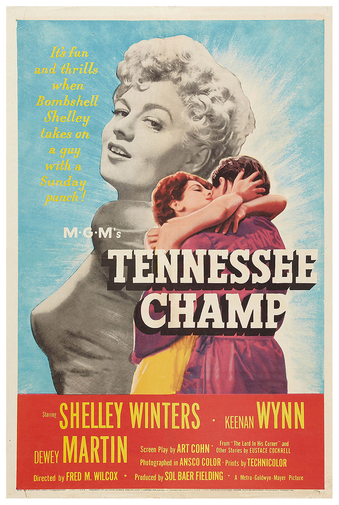 Tennessee Champ 1954 - Charles Bronson - US - Classic Movie Poster