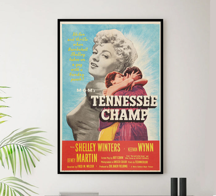 Tennessee Champ 1954 - Charles Bronson - US - Classic Movie Poster