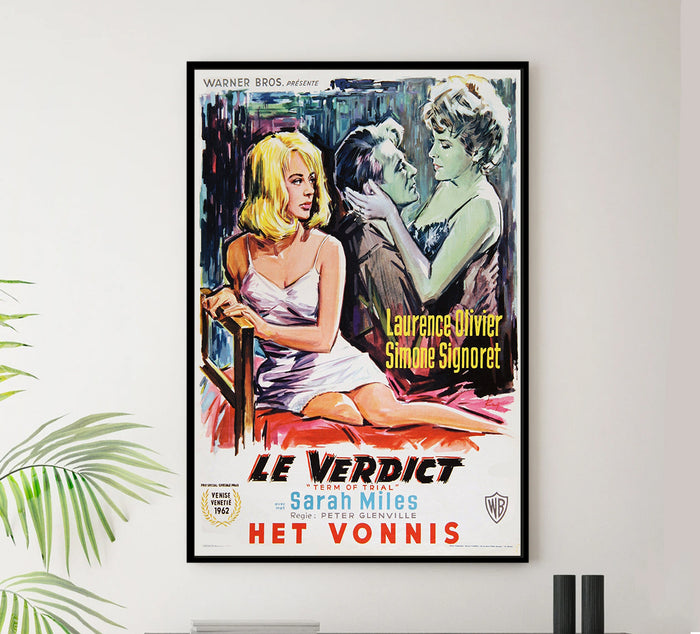 Term of Trial 1962 - James Cagney - Belgium - Classic Movie Poster