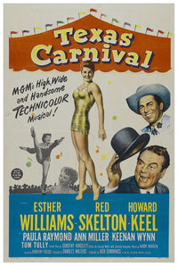 Texas Carnival 1951 - Esther Williams - US - Classic Movie Poster