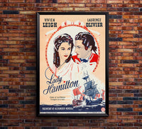 That Hamilton Woman 1941 - Laurence Olivier - Denmark - Classic Movie Poster