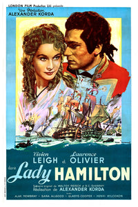 That Hamilton Woman 1941 - Laurence Olivier - France - Classic Movie Poster