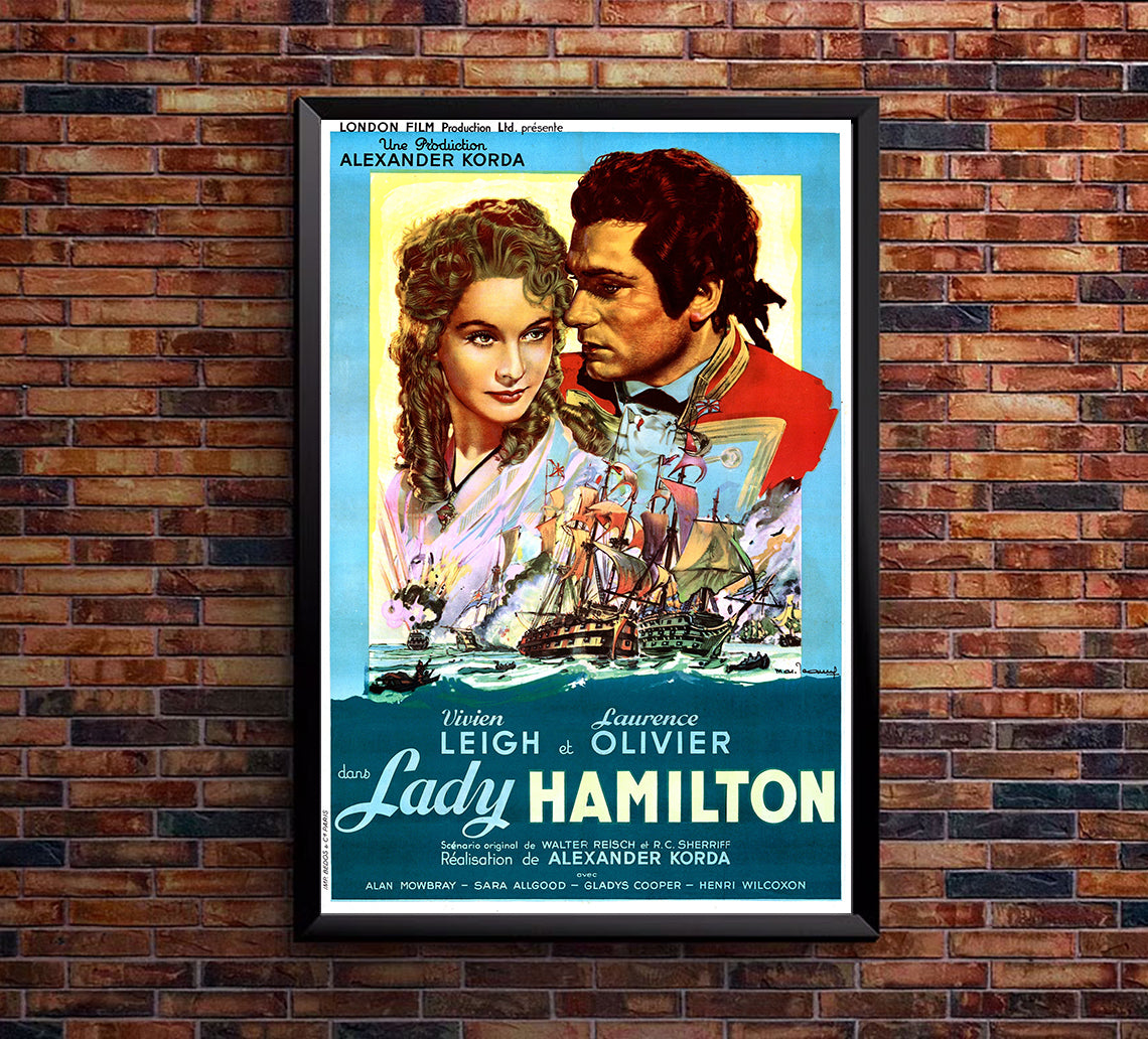 That Hamilton Woman 1941 - Laurence Olivier - France - Classic Movie Poster