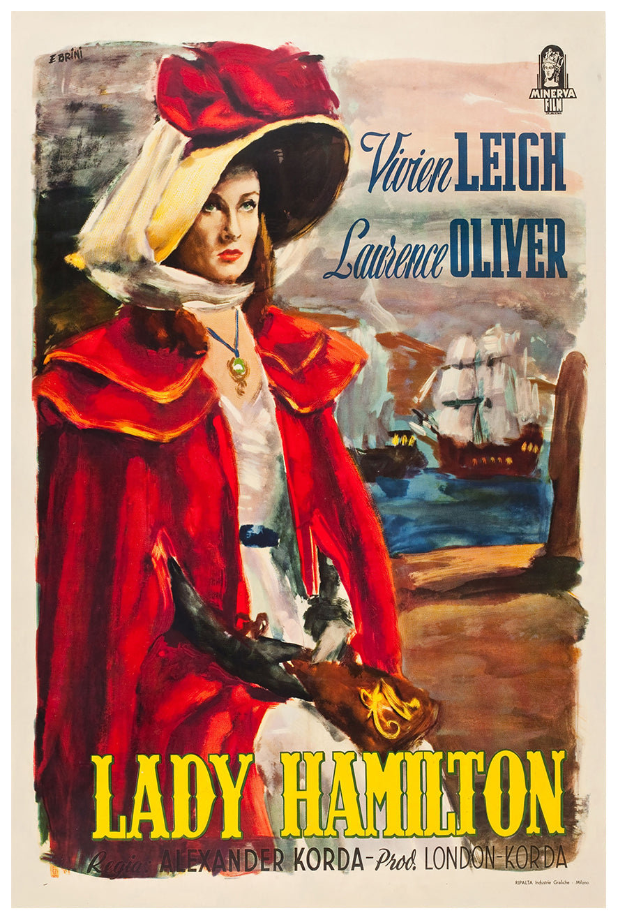 That Hamilton Woman 1941 - Laurence Olivier - Italy 2 - Classic Movie Poster