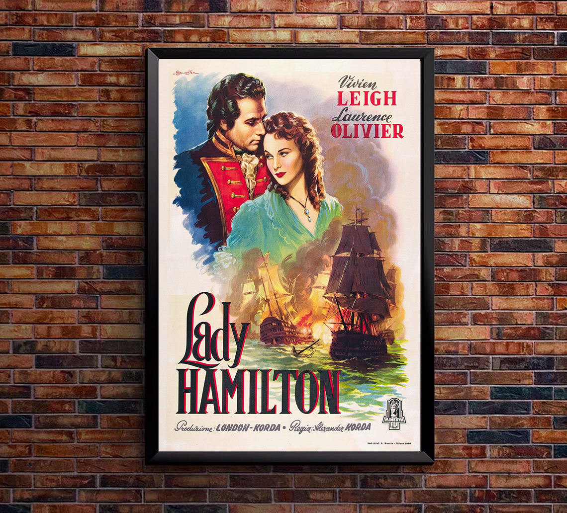 That Hamilton Woman 1941 - Laurence Olivier - Italy - Classic Movie Poster