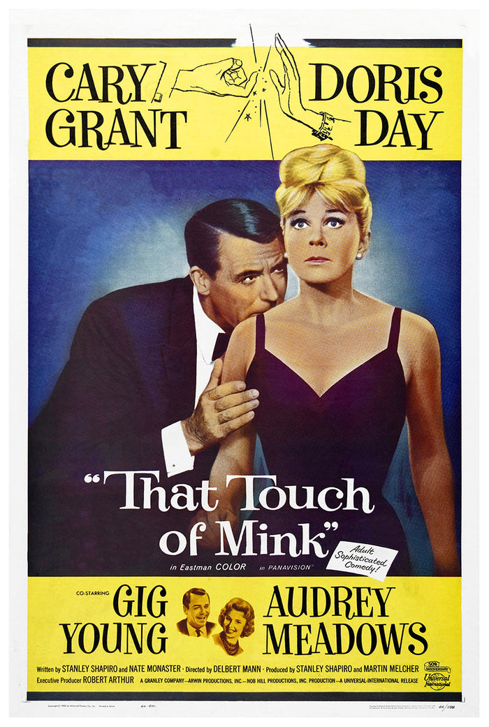 That Touch of Mink 1962 - Cary Grant - US - Classic Movie Poster