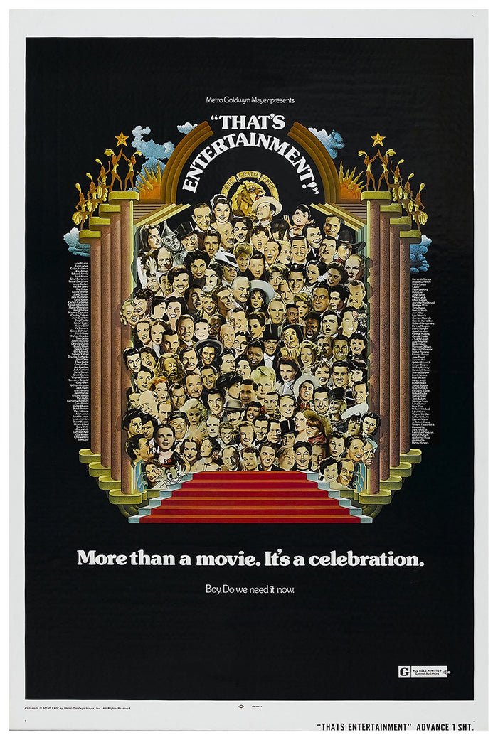 That's Entertainment, 1976 - Fred Astaire - US (2) - Classic Movie Poster