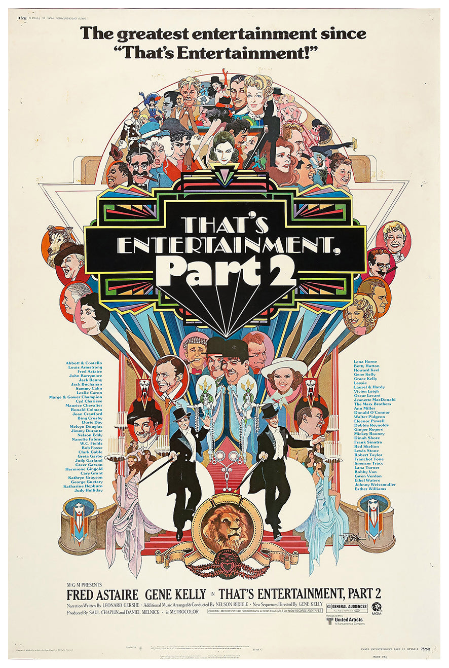 That's Entertainment, Part II 1976 - Fred Astaire - US (2) - Classic Movie Poster
