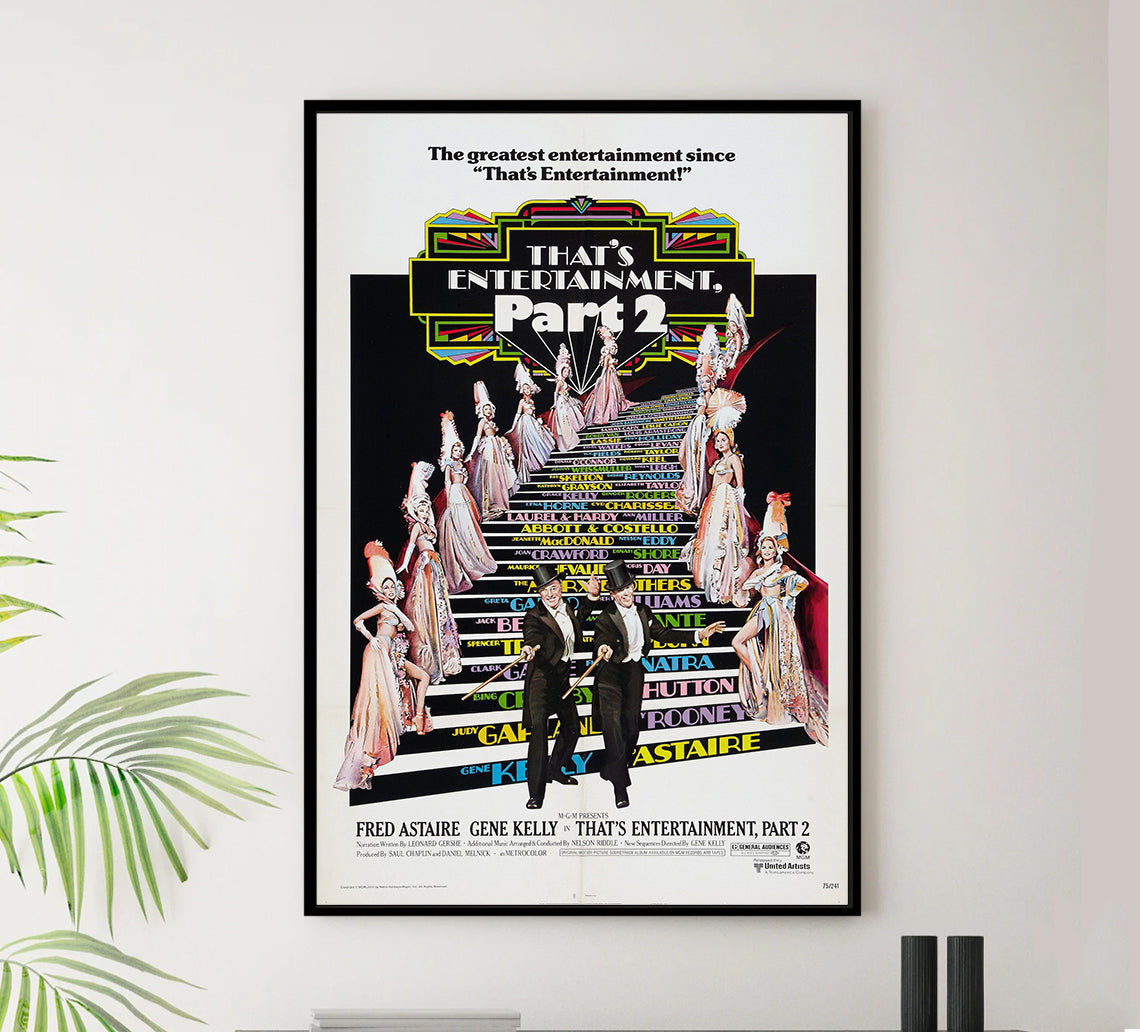 That's Entertainment, Part II 1976 - Fred Astaire - US - Classic Movie Poster