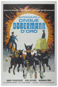 The Amazing Dobermans 1976 - Fred Astaire - Italy (2) - Classic Movie Poster