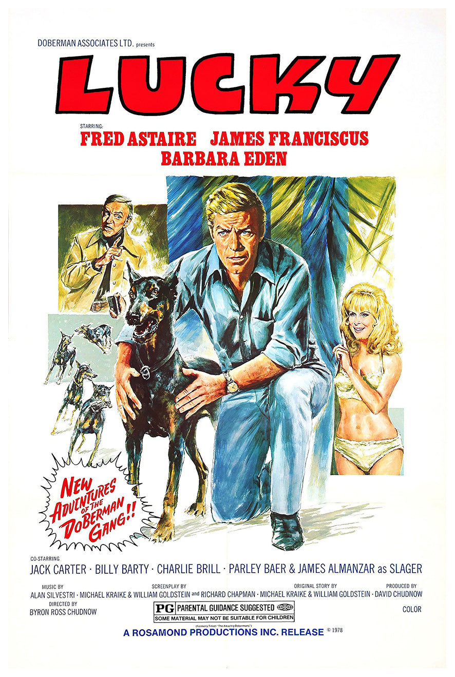 The Amazing Dobermans 1976 - Fred Astaire - US (2) - Classic Movie Poster