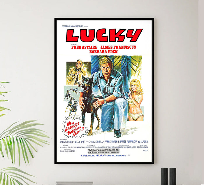 The Amazing Dobermans 1976 - Fred Astaire - US (2) - Classic Movie Poster