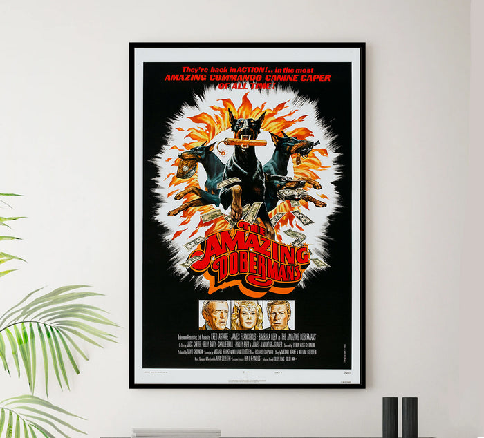 The Amazing Dobermans 1976 - Fred Astaire - US - Classic Movie Poster