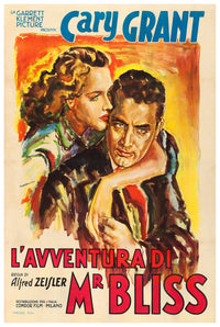 The Amazing Quest of Ernest Bliss 1936 - Cary Grant - Italy - Classic Movie Poster