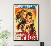 The Amazing Quest of Ernest Bliss 1936 - Cary Grant - Italy - Classic Movie Poster