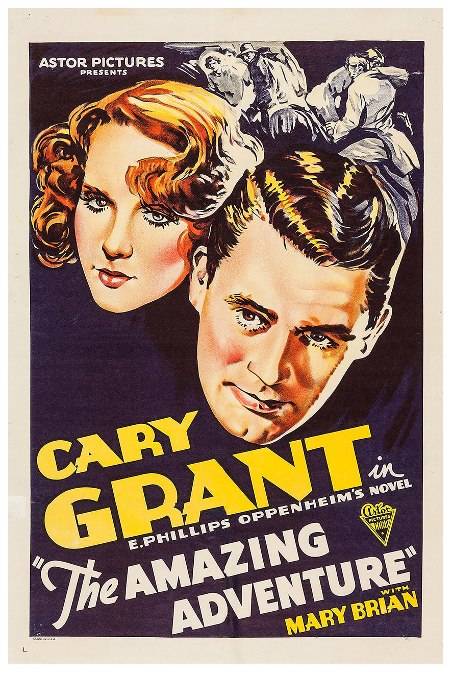The Amazing Quest of Ernest Bliss 1936 - Cary Grant - US - Classic Movie Poster