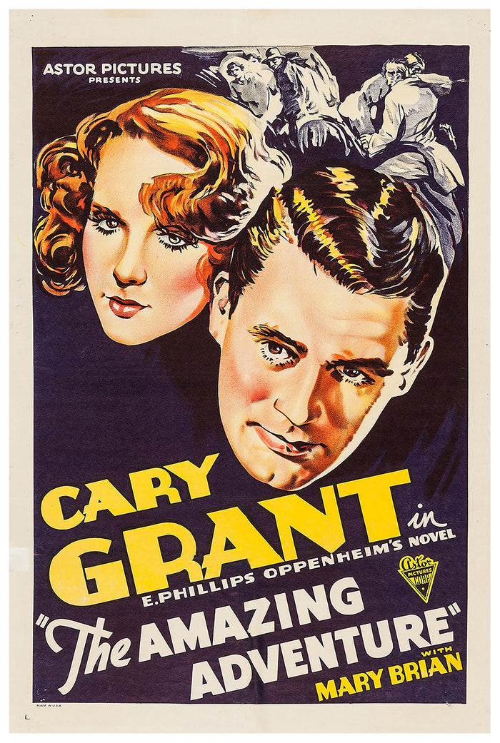 The Amazing Quest of Ernest Bliss 1936 - Cary Grant - US - Classic Movie Poster