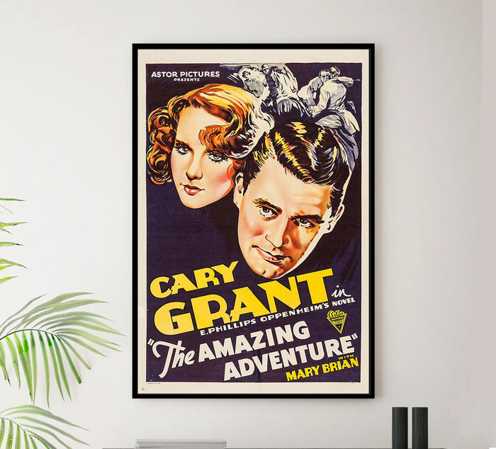 The Amazing Quest of Ernest Bliss 1936 - Cary Grant - US - Classic Movie Poster