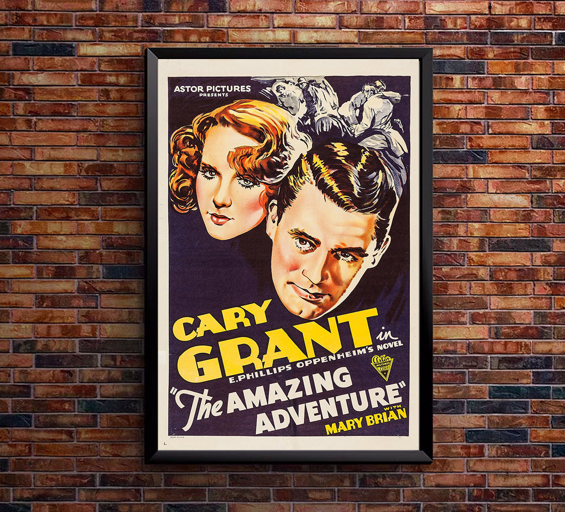 The Amazing Quest of Ernest Bliss 1936 - Cary Grant - US - Classic Movie Poster