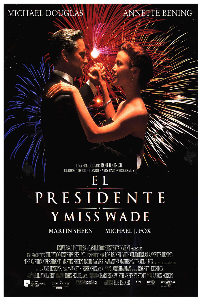 The American President 1995 - Michael Douglas - Spain - Classic Movie Poster