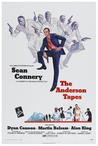 The Anderson Tapes 1971 - Sean Connery - Vintage Classic Movie Poster