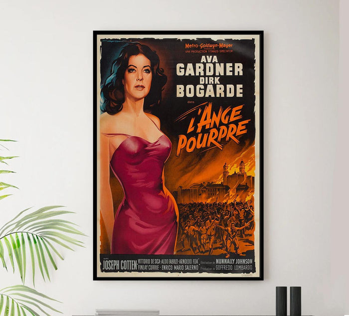 The Angel Wore Red 1960 - French – Vintage Classic Movie Poster