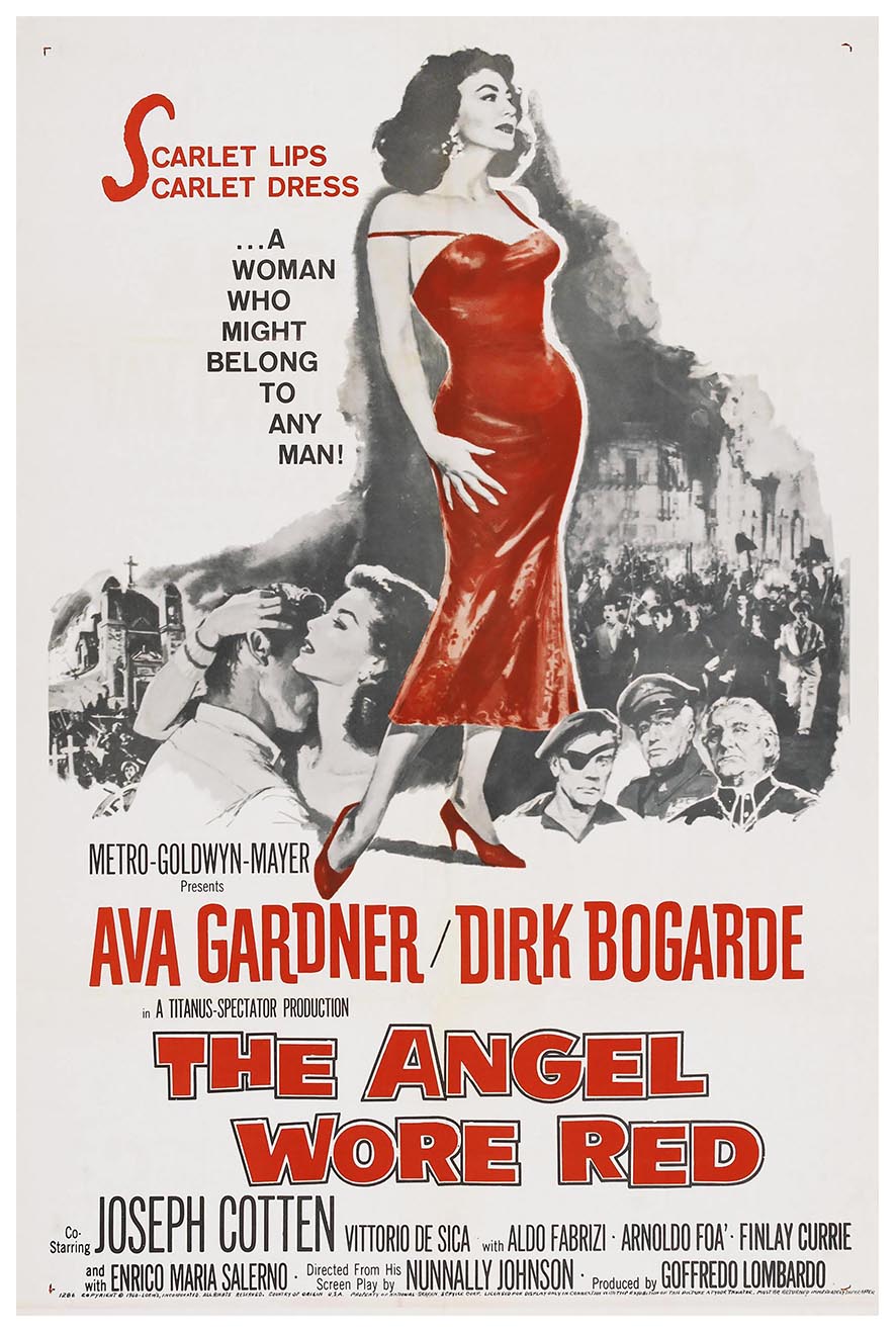 The Angel Wore Red 1960 – Vintage Classic Movie Poster